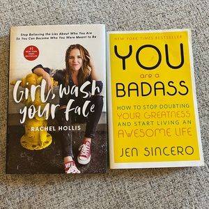 5/$25 Book bundle - Girl Wash Your Face & You are a Badass